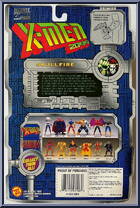 Skullfire from X-Men - 2099 - Series 1 manufactured by Toy Biz [Back]