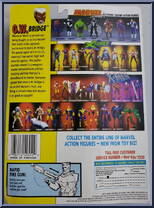G.W. Bridge from X-Men - X-Force - Series 1 manufactured by Toy Biz [Back]