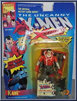 Kane (Snap-Back Living Hand) from X-Men - X-Force - Series 1 manufactured by Toy Biz [Front]