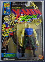 Slayback from X-Men - X-Force - Series 4 manufactured by Toy Biz [Front]