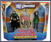 Ra's al Ghul / Cheschire from Young Justice - [4" Scale] manufactured by Mattel [Front]