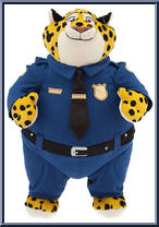 Clawhauser from Zootopia - Plush manufactured by Tomy [Loose]