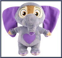 Ele-Finnick (with Sound FX) from Zootopia - Plush manufactured by Tomy [Loose]