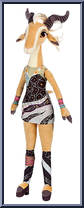 Gazelle from Zootopia - Plush manufactured by Tomy [Loose]