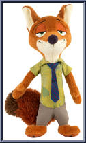 Nick Wilde from Zootopia - Plush manufactured by Tomy [Loose]