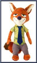 Nick Wilde (Talking) from Zootopia - Plush manufactured by Tomy [Loose]