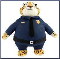 Office Clawhauser from Zootopia - Plush manufactured by Tomy [Loose]