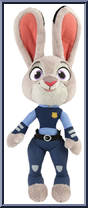 Officer Judy Hopps from Zootopia - Plush manufactured by Tomy [Loose]