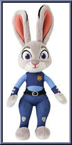 Officer Judy Hopps (Talking) from Zootopia - Plush manufactured by Tomy [Loose]