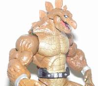 Stegron (Dinasaur Man) Damaged Spiderman (Spider-Man) Custom Action Figure