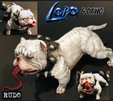 Lobo and Dawg (DC Direct) Custom Action Figure [Dawg!]