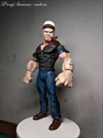 Popeye (Wrestling) Custom Action Figure