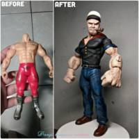 Popeye (Wrestling) Custom Action Figure