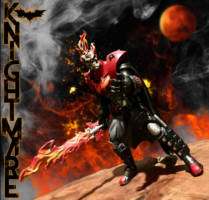 Knightmare (Batman/Ghost Rider Hybrid) (Marvel Legends) Custom Action Figure