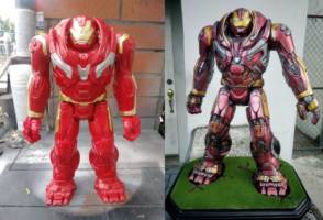 Hulkbuster (Infinity War) (Marvel) Custom Action Figure [Before and After]