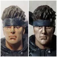 McFarlane Metal Gear Solid Snake Face Fix (Metal Gear Solid) Custom Action Figure