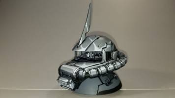Exceed Head Char's Zaku II Black and White Manga Ver (Gundam) Custom Action Figure