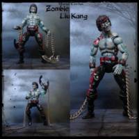 Zombie Liu Kang (Mortal Kombat) Custom Action Figure