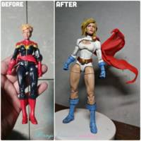 Power girl (DC Universe) Custom Action Figure