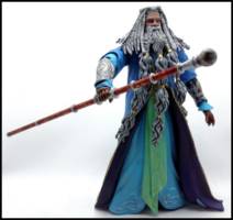Alatar, The Blue Wizard (Lord of the Rings) Custom Action Figure [Isn't that Staff a beauty]