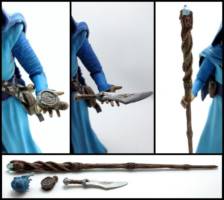 Pallando, The Blue Wizard (Lord of the Rings) Custom Action Figure