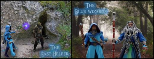 Pallando, The Blue Wizard (Lord of the Rings) Custom Action Figure [Rómestámo - The East-helper]