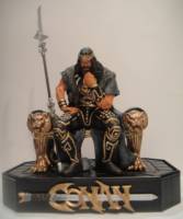 Conan on Throne  (Schwarzenegger) (Conan) Custom Diorama / Playset