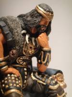 Conan on Throne  (Schwarzenegger) (Conan) Custom Diorama / Playset