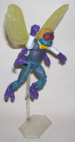 Baxter "The Fly" Stockman (NECA '87 Cartoon Style) (Teenage Mutant Ninja Turtles) Custom Action Figure [It's that fly again!!]