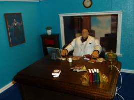 Kingpin's office (Marvel Legends) Custom Diorama / Playset