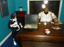 Kingpin's office (Marvel Legends) Custom Diorama / Playset