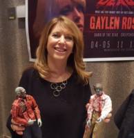 1/6 Airport Zomie (Plaid Shirt) figure. Dawn of the Dead (1978) (Horror) Custom Action Figure [Galen Ross with the figure]