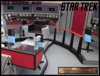 Enterprise Bridge NCC-1701 (Star Trek) Custom Diorama / Playset