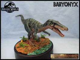 Baryonyx (Jurassic Park) Custom Diorama / Playset