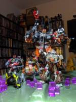 Junkion BattleWagon (Transformers) Custom Action Figure [JunkPuncher combiner mode]