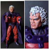 Jim Lee Magneto W/ Fabric Wired Cape (Marvel Legends) Custom Action Figure