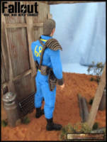Vault Dweller in leather armour (Fallout) Custom Action Figure