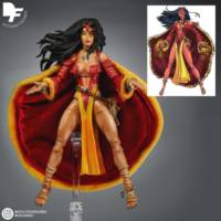 TALISMAN (Elizabeth Twoyoungmen) of AlphaFlight (Marvel Legends) Custom Action Figure