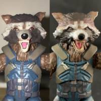 Rocket Raccoon - Marvel Legends Repaint (Marvel Legends) Custom Action Figure