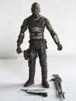 Carvallo Deel - Human Bounty Hunter (Star Wars) Custom Action Figure [Front View]