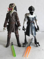 Predator vs Alien Jedi Sparring Pair (Alien vs Predator) Custom Action Figure [Front View]
