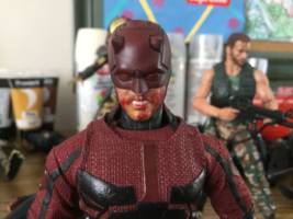 Daredevil Mezco repaint (Marvel Universe) Custom Action Figure
