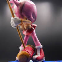 Custom Figure Amy Rose - Adult version (Sonic) Custom Miniature / Figurine