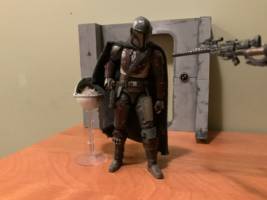 The Mandalorian & The Child (baby Yoda) diorama (Star Wars) Custom Action Figure
