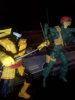 Dc Infinite Cannon and Saber from Vigilante (DC Infinite Heroes) Custom Action Figure