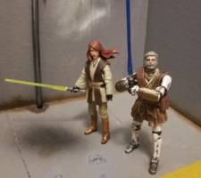 Etain Tur-Mukan and Arligan Zey 2.0 (Star Wars) Custom Action Figure
