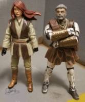 Etain Tur-Mukan and Arligan Zey 2.0 (Star Wars) Custom Action Figure