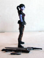 Nela San – Mirilan Bounty Hunter (Star Wars) Custom Action Figure [Right View]