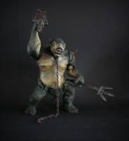 Cave Troll, repainted and customized, toybiz (Lord of the Rings) Custom Action Figure