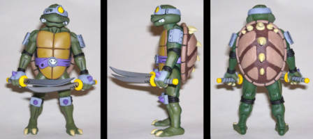 Slash (NECA '87 Cartoon Style) (Teenage Mutant Ninja Turtles) Custom Action Figure [Spikes in every direction...]